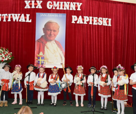 XIX Gminny Gestiwal Papieski w naszej szkole