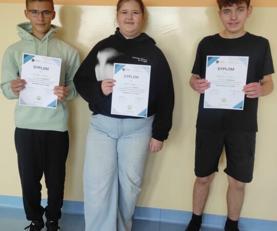 I miejsce naszych uczniów na konkursie w Weryni