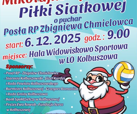 Zapraszamy na Turniej Mikołajkowy!